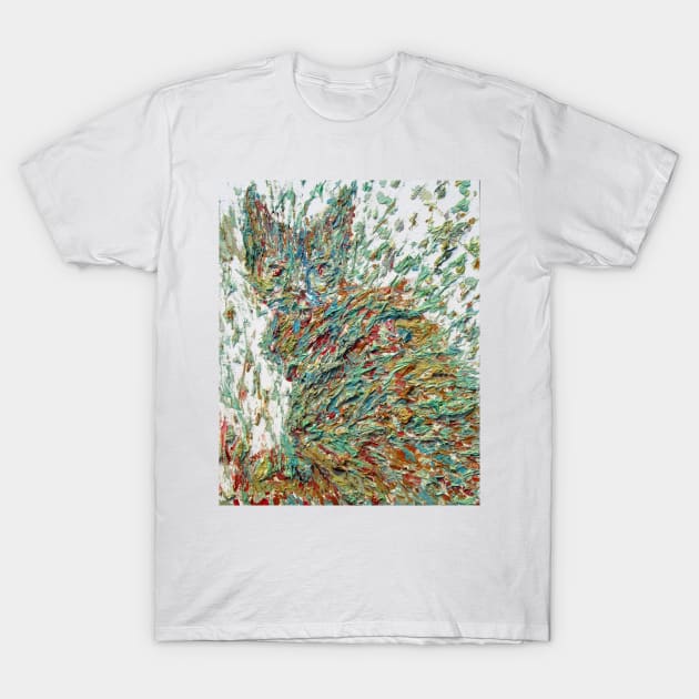 CAT - CALM AND DISTANCE T-Shirt by lautir